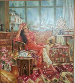 Özel tasarım (Göçmen kızı) Yağlıboya